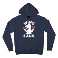 Wino Saur Funny Wine Hoodie