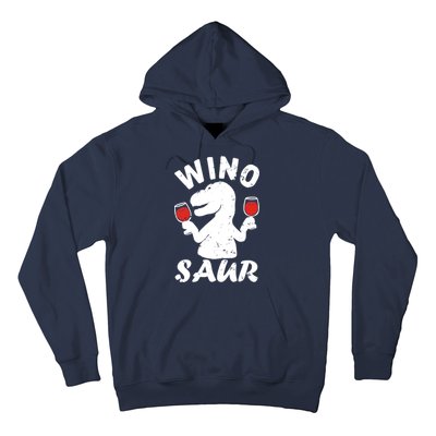 Wino Saur Funny Wine Hoodie