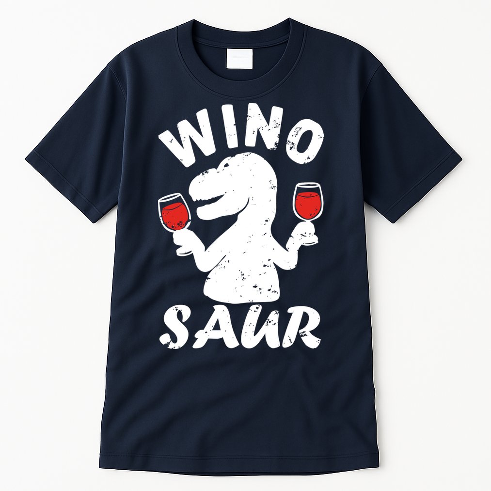 Wino Saur Funny Wine Tall T-Shirt