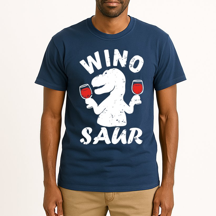 Wino Saur Funny Wine Tall T-Shirt
