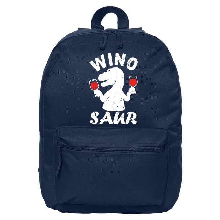 Wino Saur Funny Wine 16 in Basic Backpack
