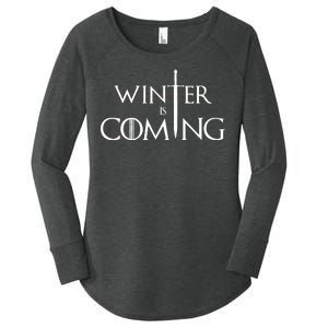 Winter Is Coming Women's Perfect Tri Tunic Long Sleeve Shirt