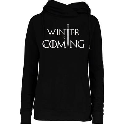 Winter Is Coming Womens Funnel Neck Pullover Hood