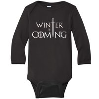 Winter Is Coming Baby Long Sleeve Bodysuit