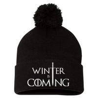 Winter Is Coming Pom Pom 12in Knit Beanie