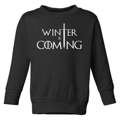 Winter Is Coming Toddler Sweatshirt