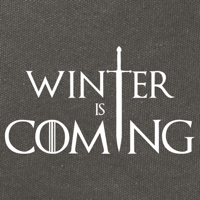 Winter Is Coming Cotton Canvas Backpack