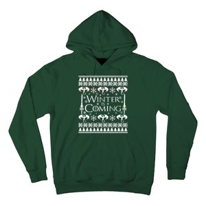 Winter is Coming Ugly Christmas Sweater Design Hoodie