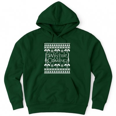 Winter is Coming Ugly Christmas Sweater Design Hoodie