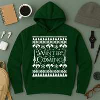 Winter is Coming Ugly Christmas Sweater Design Hoodie