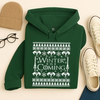 Winter is Coming Ugly Christmas Sweater Design Hoodie