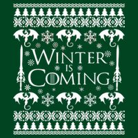 Winter is Coming Ugly Christmas Sweater Design Hoodie