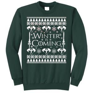 Winter is Coming Ugly Christmas Sweater Design Sweatshirt