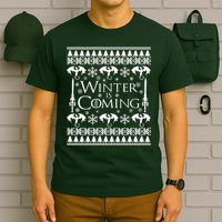 Winter is Coming Ugly Christmas Sweater Design T-Shirt