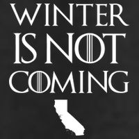 Winter Is Not Coming California Adult Drive Performance Visor