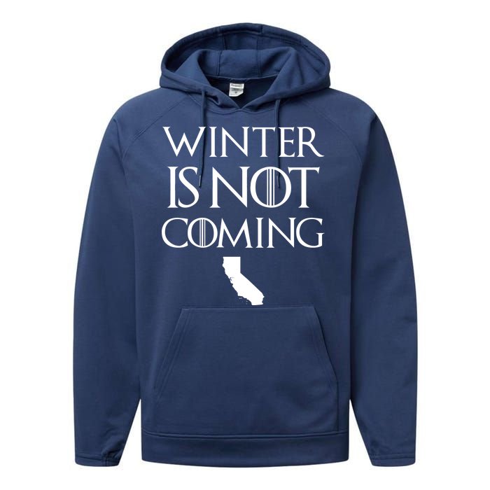 Winter Is Not Coming California Performance Fleece Hoodie