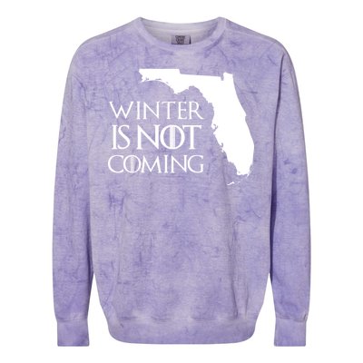 Winter Is Not Coming Florida Colorblast Crewneck Sweatshirt