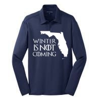 Winter Is Not Coming Florida Silk Touch Performance Long Sleeve Polo