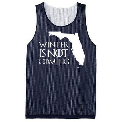 Winter Is Not Coming Florida Mesh Reversible Basketball Jersey Tank