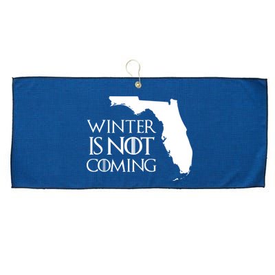 Winter Is Not Coming Florida Large Microfiber Waffle Golf Towel