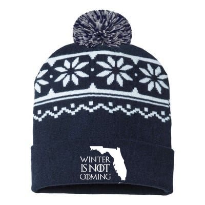 Winter Is Not Coming Florida USA-Made Snowflake Beanie