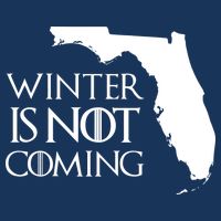 Winter Is Not Coming Florida Baby Bodysuit