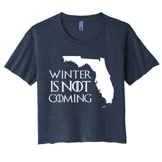 Winter Is Not Coming Florida Crop Top
