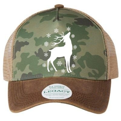 Winter Reindeer Legacy Tie Dye Trucker Hat