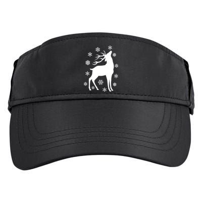 Winter Reindeer Adult Drive Performance Visor