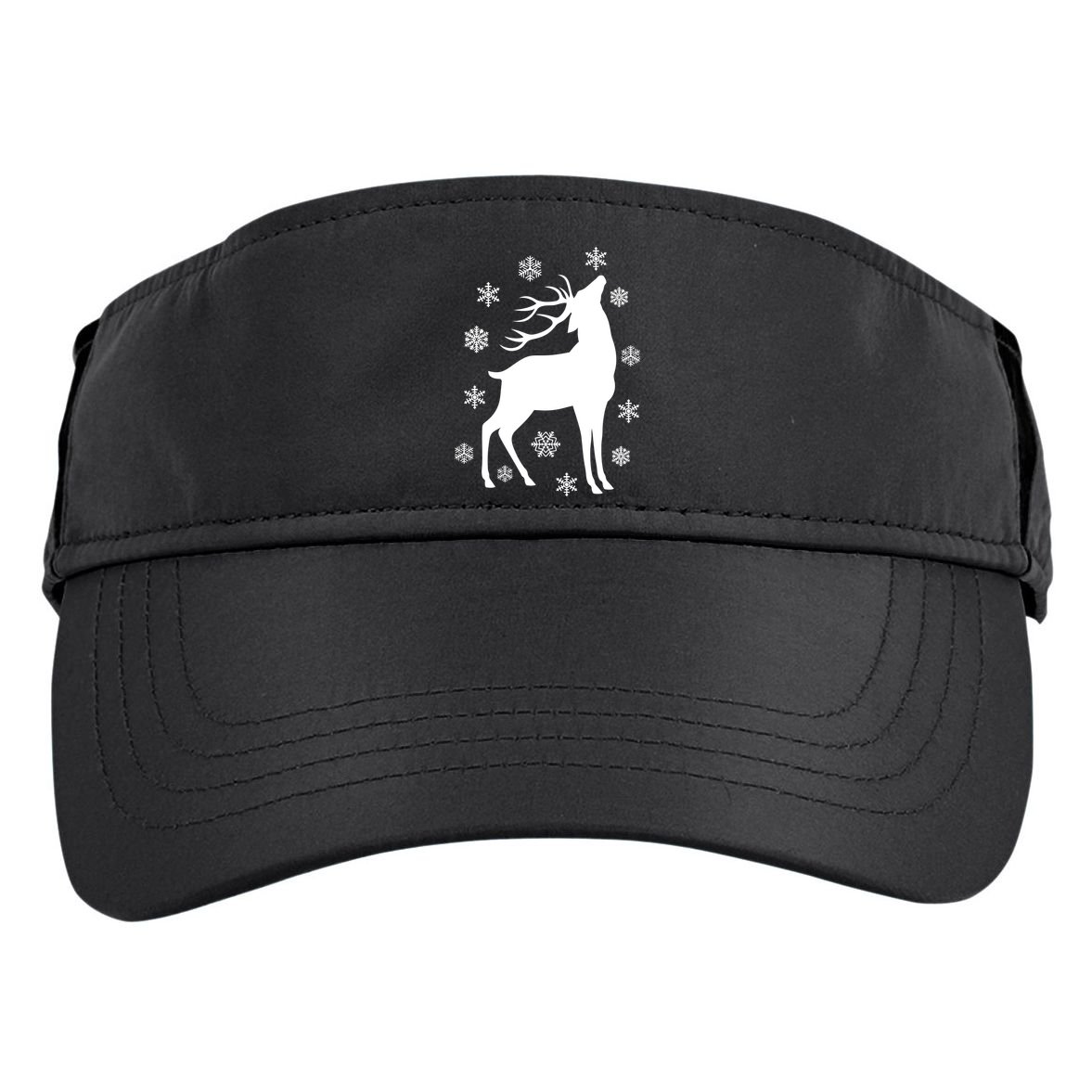 Winter Reindeer Adult Drive Performance Visor
