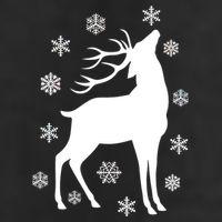 Winter Reindeer Adult Drive Performance Visor