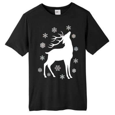 Winter Reindeer Tall Fusion ChromaSoft Performance T-Shirt