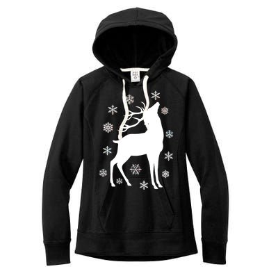 Winter Reindeer Women's Fleece Hoodie