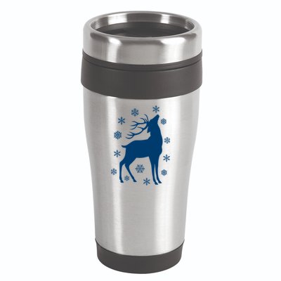 Winter Reindeer 16oz Travel Tumbler