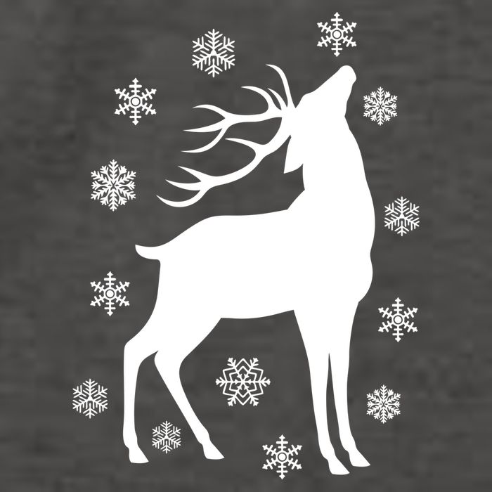 Winter Reindeer Vector Backpack