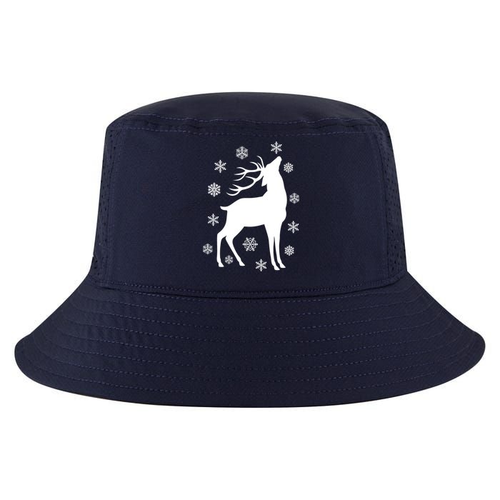 Winter Reindeer Cool Comfort Performance Bucket Hat