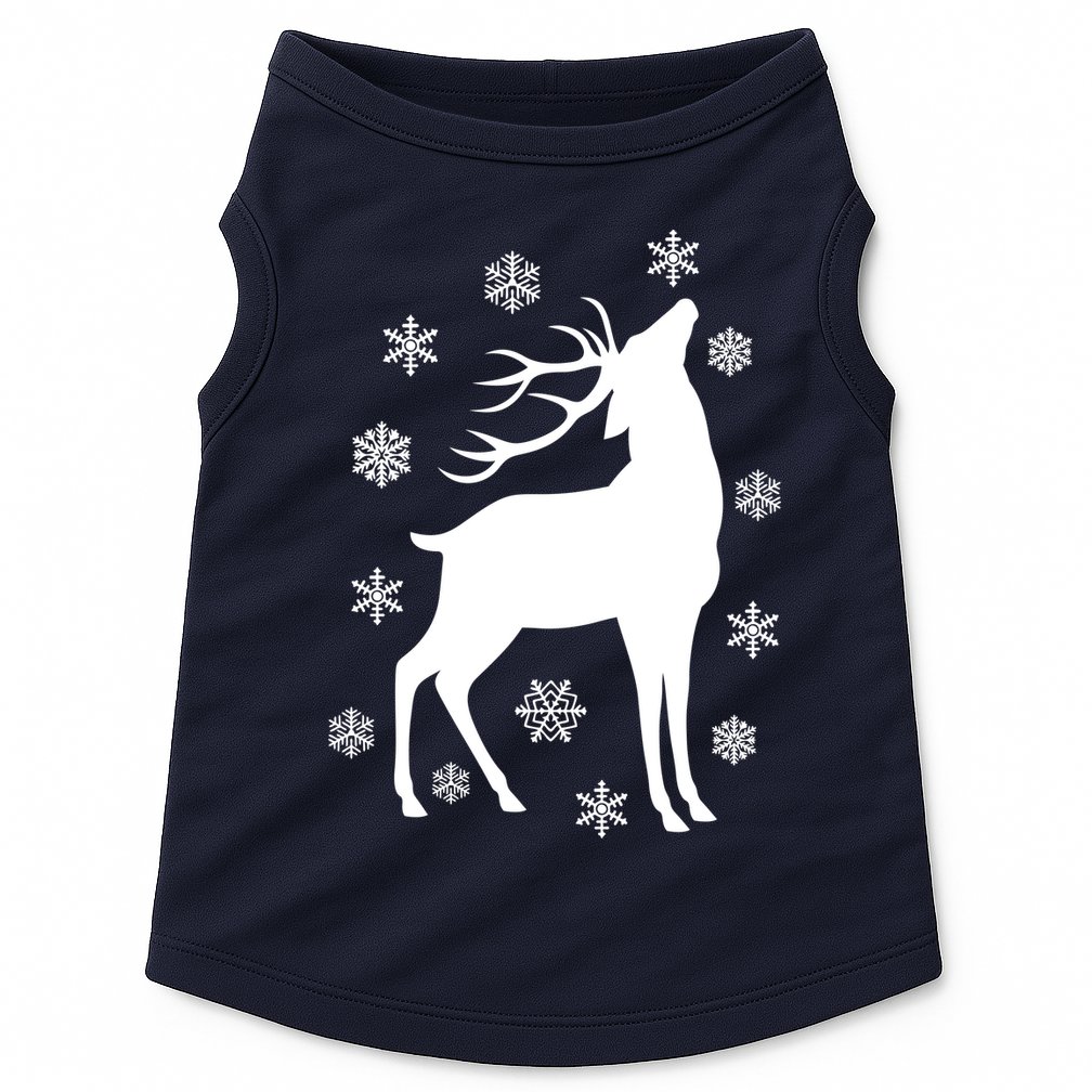 Winter Reindeer Doggie Tank