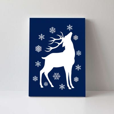 Winter Reindeer Canvas