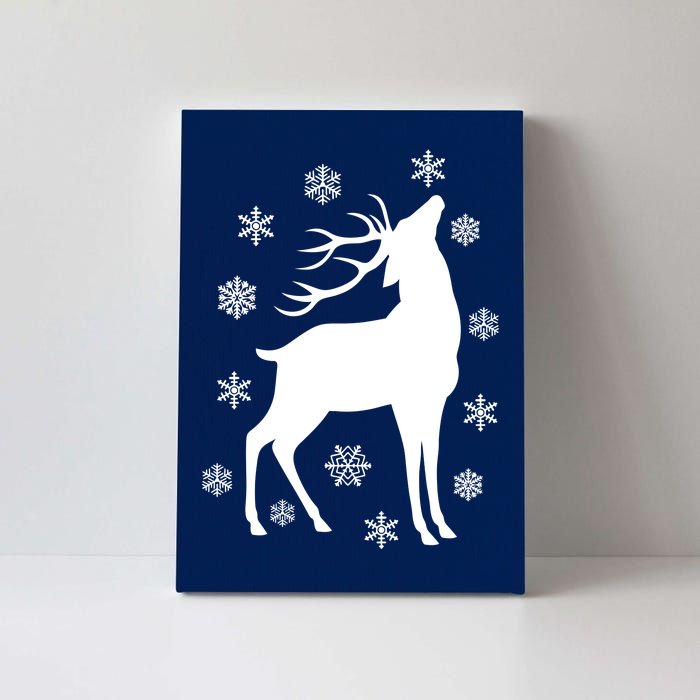 Winter Reindeer Canvas