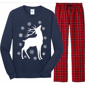 Winter Reindeer Long Sleeve Pajama Set