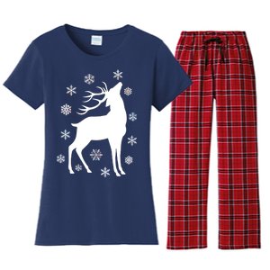 Winter Reindeer Women's Flannel Pajama Set