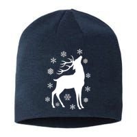 Winter Reindeer Sustainable Beanie