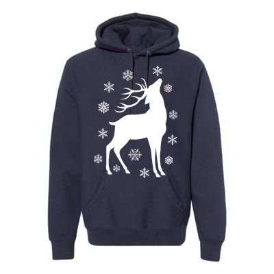 Winter Reindeer Premium Hoodie