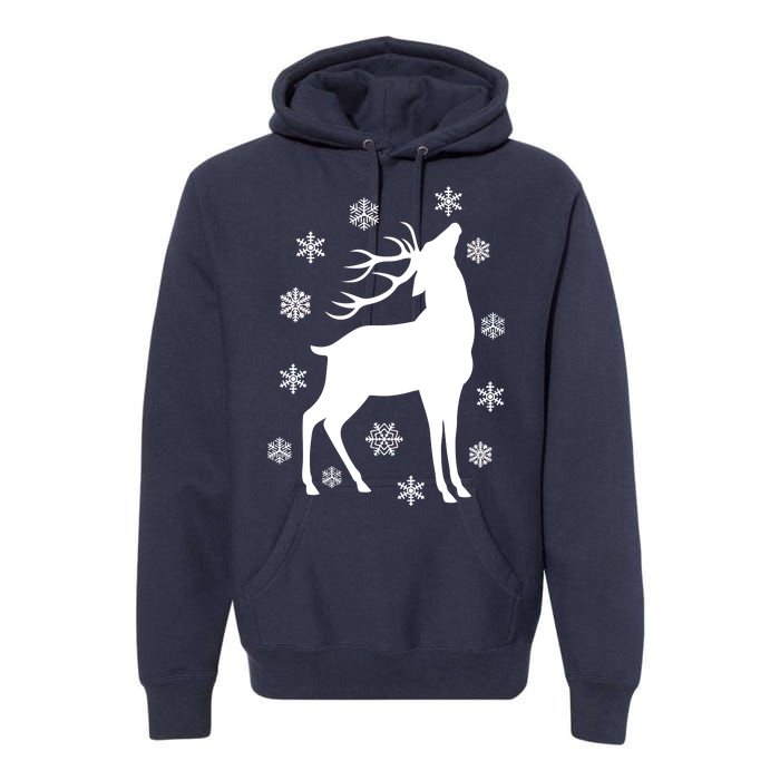 Winter Reindeer Premium Hoodie