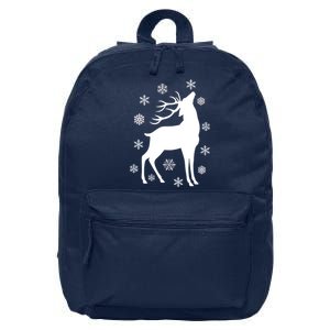 Winter Reindeer 16 in Basic Backpack