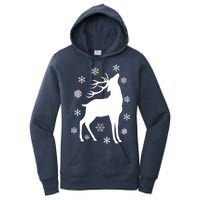 Winter Reindeer Women's Pullover Hoodie