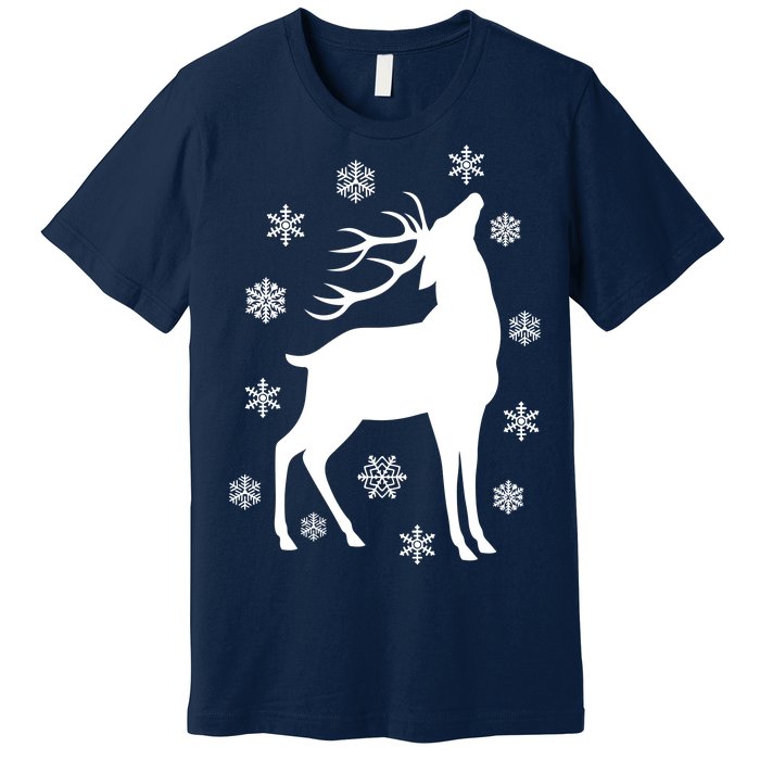 Winter Reindeer Premium T-Shirt