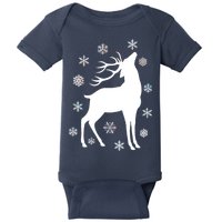 Winter Reindeer Baby Bodysuit