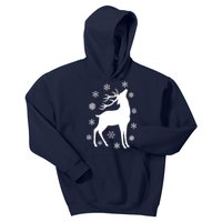 Winter Reindeer Kids Hoodie