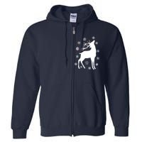 Winter Reindeer Full Zip Hoodie